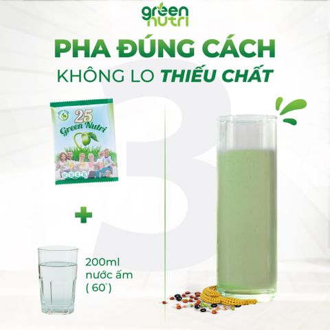 Sữa Hạt Ngũ Cốc 25 Green Nutri Hộp 625g - Thực Phẩm Chức Năng Dinh Dưỡng, Thuần Chay, Không Đường Tinh Luyện